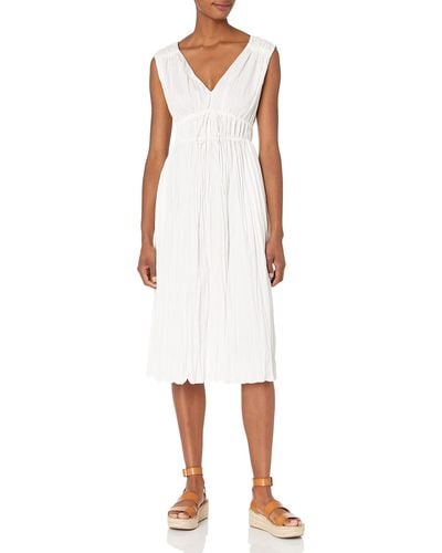 Rebecca Taylor Sleeveless Bromstick Dress - White