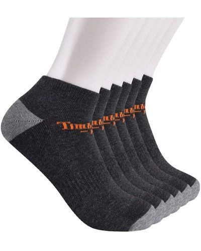 Timberland 6-pack Low Cut Ankle Socks - Black