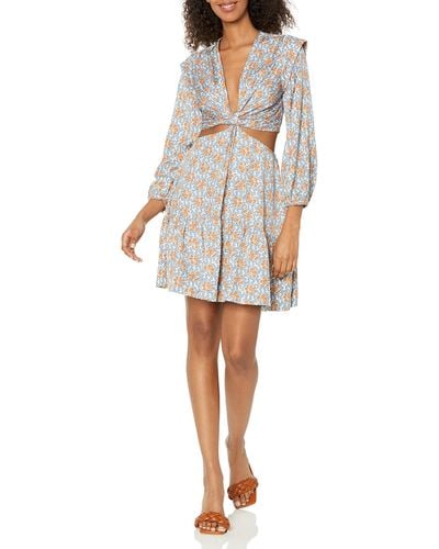 Joie S Maeve Dress In Country Blue Multi - White