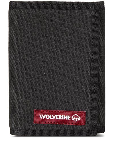 Wolverine Guardian Cotton Trifold Wallet With Rfid Protection - Black