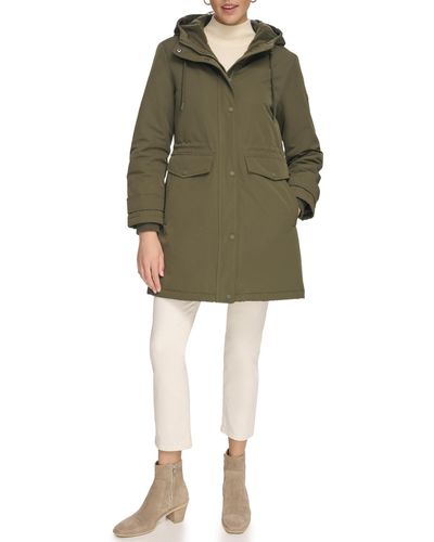 Calvin Klein Transitional Parka With - Green
