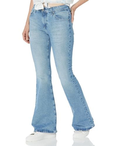 AG Jeans Angeline Mid-rise Flare In Upper West - Blue