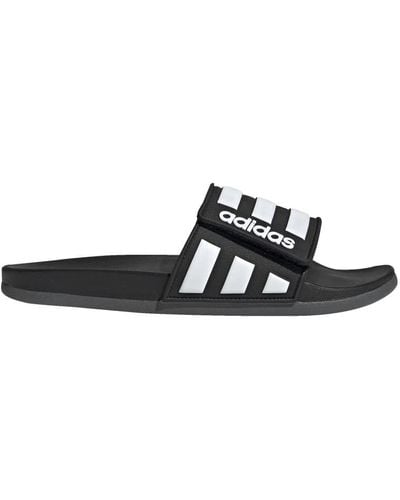 adidas Adilette Comfort Adj Slide Sandal - Black