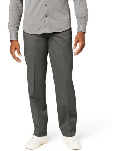 Dockers Big And Tall Workday Khaki Smart 360 Flex Pants - Gray