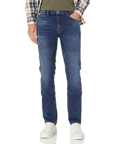 Guess Mid Rise Slim Fit Tapered Leg Jean - Blue