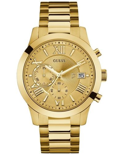 Guess Quartz Stainless Steel Watch, Color:Gold-Toned (Model: U1184G2) - Multicolore
