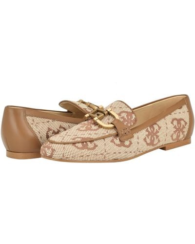 Guess Isaac Loafer Voor - Naturel