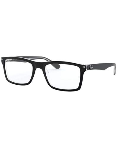 Ray-Ban Rx5279 Square Prescription Eyeglass Frames - Black