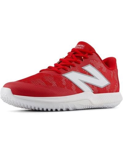 New Balance Adult Fuelcell 4040 V7 Turf Sneaker Baseball Shoe - Red