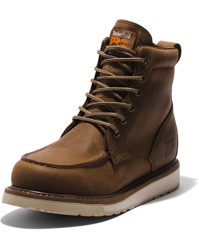 Timberland Pro Wedge 6 Inch Moc Soft Toe Outdoors Equipment - Brown