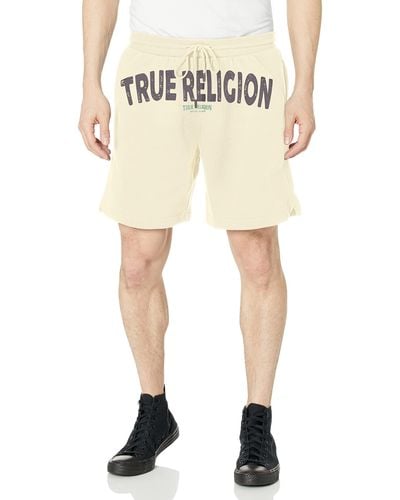 True Religion Utopia Bball Shorts - Natural