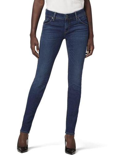 Hudson Jeans Collin Mid Rise Skinny Jean - Blue