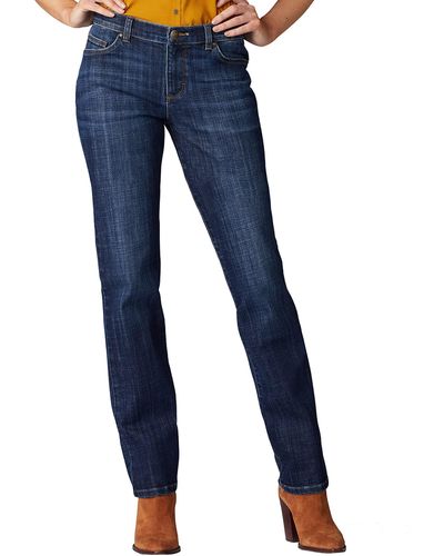 Lee Jeans Relaxed Fit Straight Leg Jeans - Blau