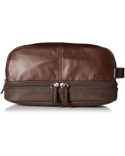 Fossil Multi Zip Shave Kit - Brown