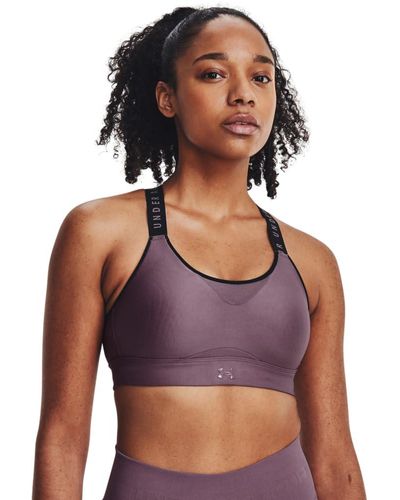 Under Armour Infinity High Impact Sports Bra in Green