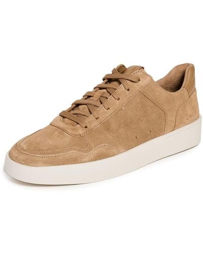 Vince S Peyton Lace Up Sneaker New Camel Tan Suede 10.5 M - Brown