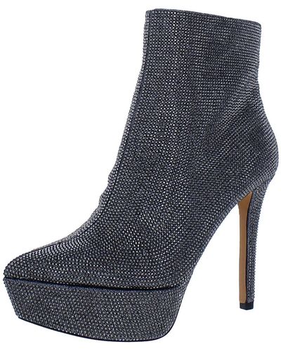 Jessica Simpson Odeda Embellished Platform Bootie Ankle Boot - Blue