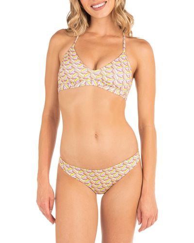 Hurley Standard Adjustable Bikini Top - Natural