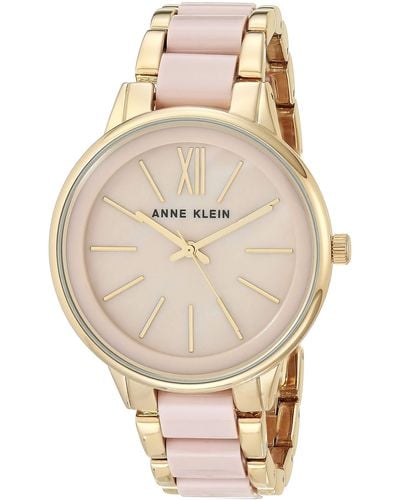 Anne Klein Resin Bracelet Watch - Natural