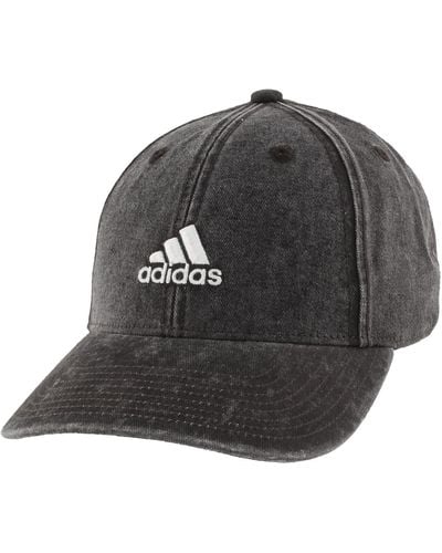 adidas Saturday Relaxed Fit Adjustable Hat - Black
