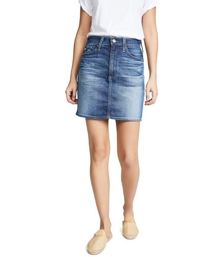 AG Jeans The Vera Skirt - 11 Years Fortitude - Blue