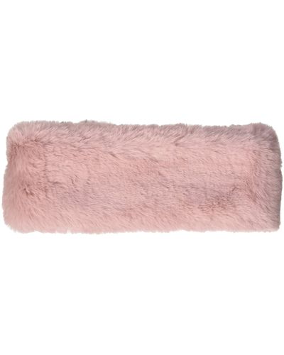 BCBGeneration Soft Fun Faux Fur Headwrap,rose Dust,one Size - Black