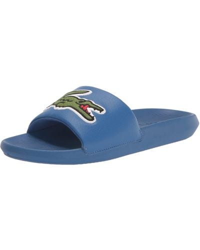 Lacoste Croco Slide Sandal Core - Blue