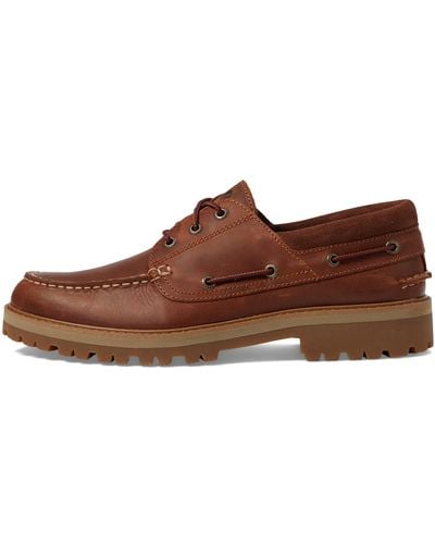 Sperry Top-Sider Authentic Original Lug 3-eye Boat Shoe - Brown