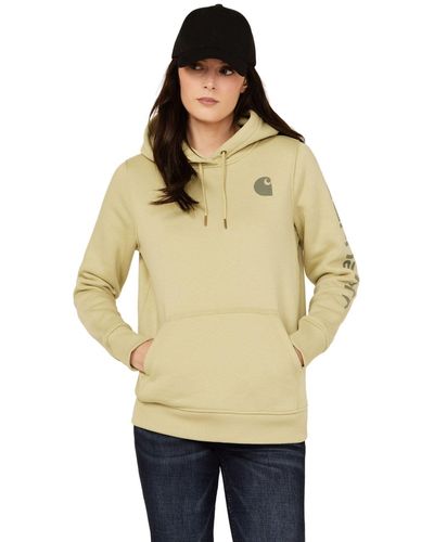 Carhartt Relaxed Fit Midweight Logo Sleeve Graphic Sweatshirt - Green