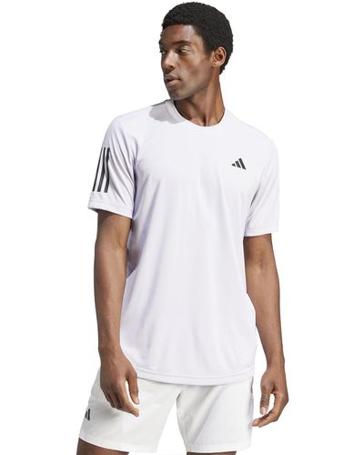adidas Club 3-stripes Tennis T-shirt - White
