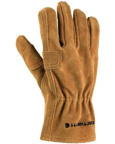 Carhartt Leather Fencer Work Glove - Braun