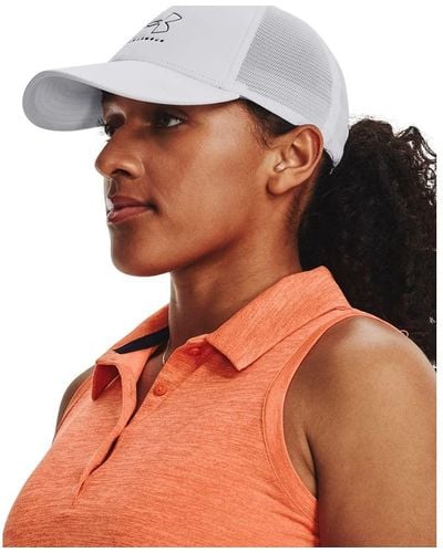 Under Armour Standard Zinger Sleevless Polo, - Brown