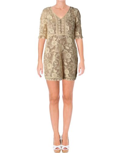Plenty by Tracy Reese Lace Shift Dress - Natural