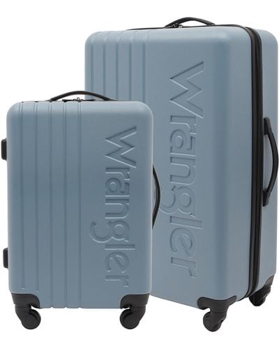 Wrangler Quest Luggage Set - Blue