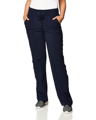Danskin Plus-size Plus Size Drawcord Athletic Pant - Blue