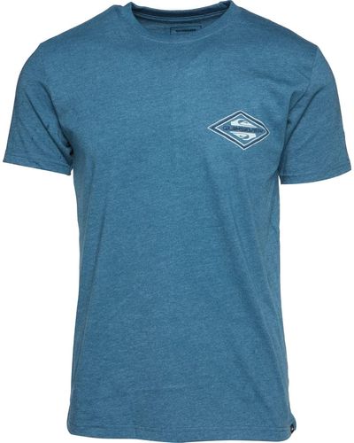 Quiksilver Reverse Logo Tee Shirt T - Blue