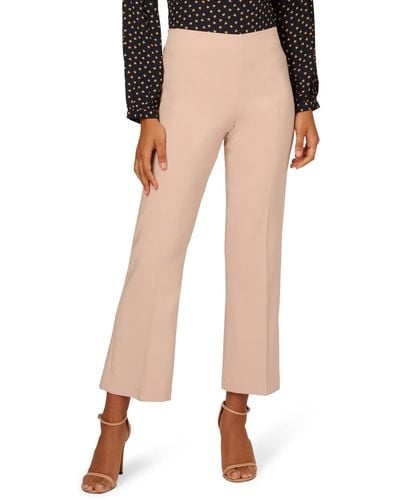 Adrianna Papell Flare Leg Pull On Pant - Natural