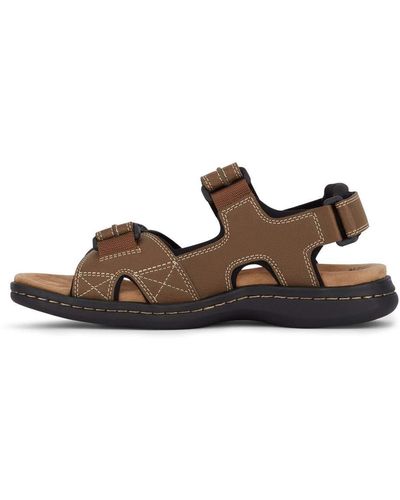 Dockers 's Newpage Sporty Outdoor Sandal Shoe,dark Tan - Brown