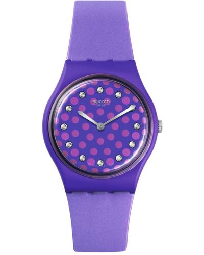 Swatch Perfect Plum Watch - Purple