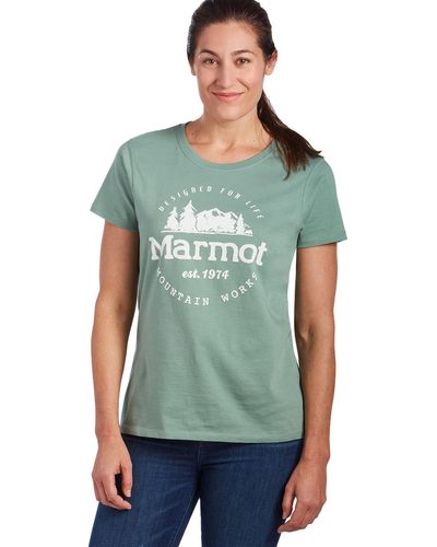 Marmot Culebra Peak Short-sleeve T-shirt - Green
