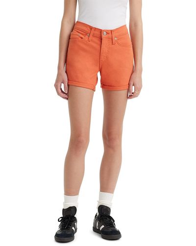 Levi's Mid Length Shorts, - Orange
