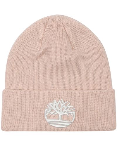 Timberland Contrast Tree Beanie - Natural