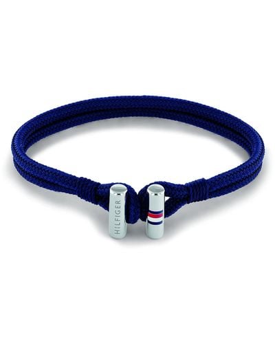 Tommy Hilfiger Jewelry Nylon Bracelet Color: Blue