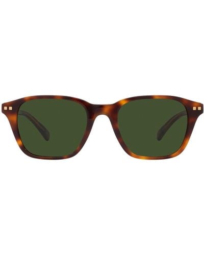 Brooks Brothers Bb5048 Square Sunglasses - Green