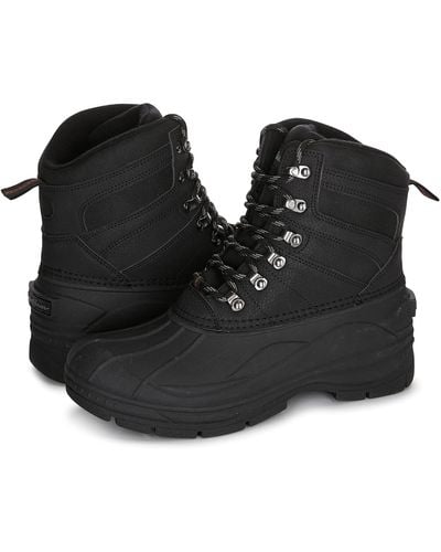 Eddie Bauer Leaven Worth Insulated S Hiking Boots | Waterproof Shell - Black