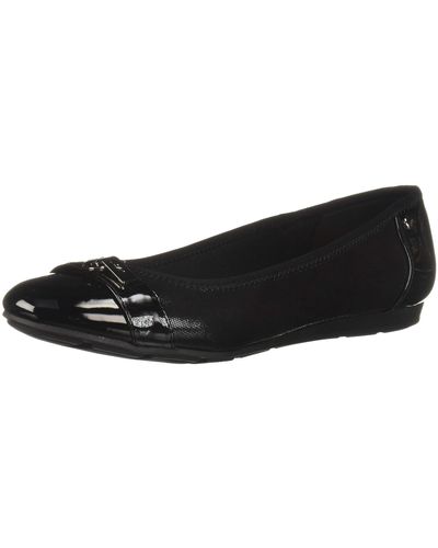 Anne Klein 's Able Comfortable Ballet Flat - Black