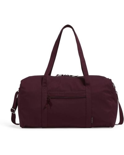 Vera Bradley Large Travel Duffel Bag - Purple