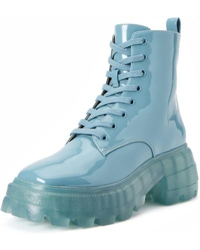 Katy Perry The Geli Combat Boot - Blue