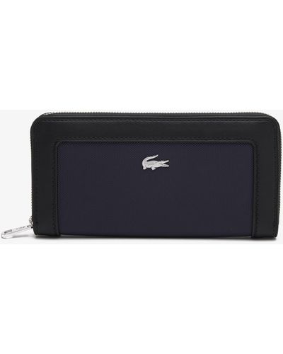 Lacoste Large Zip Wallet - Blue