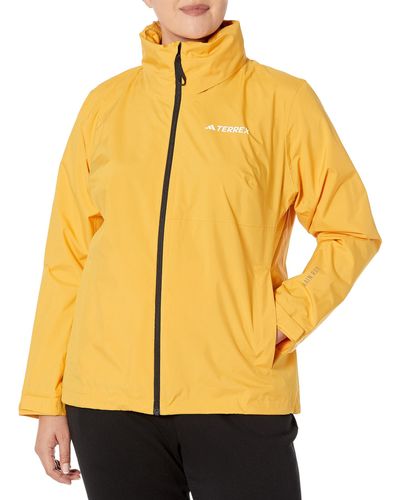 adidas Terrex Multi Rain.rdy 2-layer Rain Jacket - Yellow